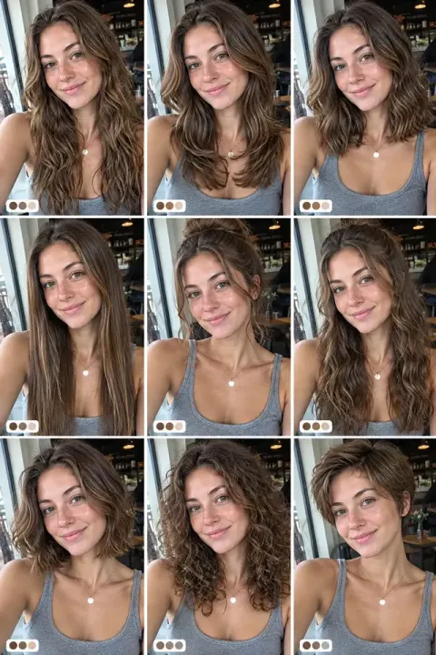 Hairstyle Comparison: the result