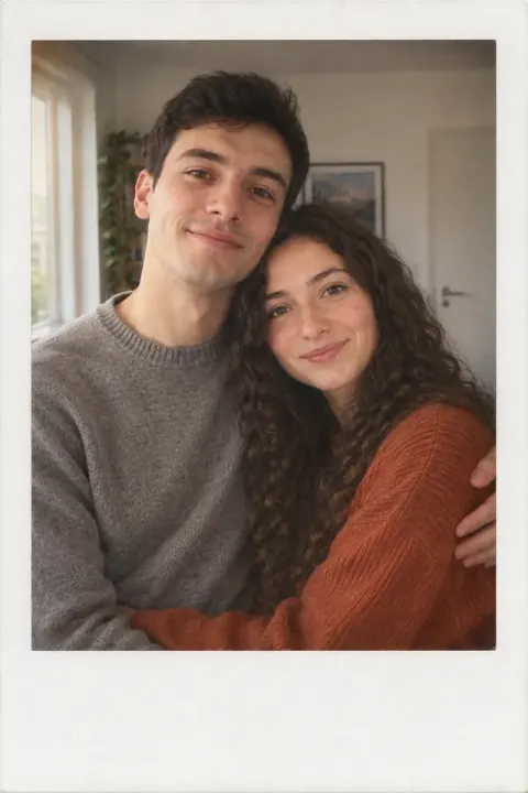 Polaroid together: the result