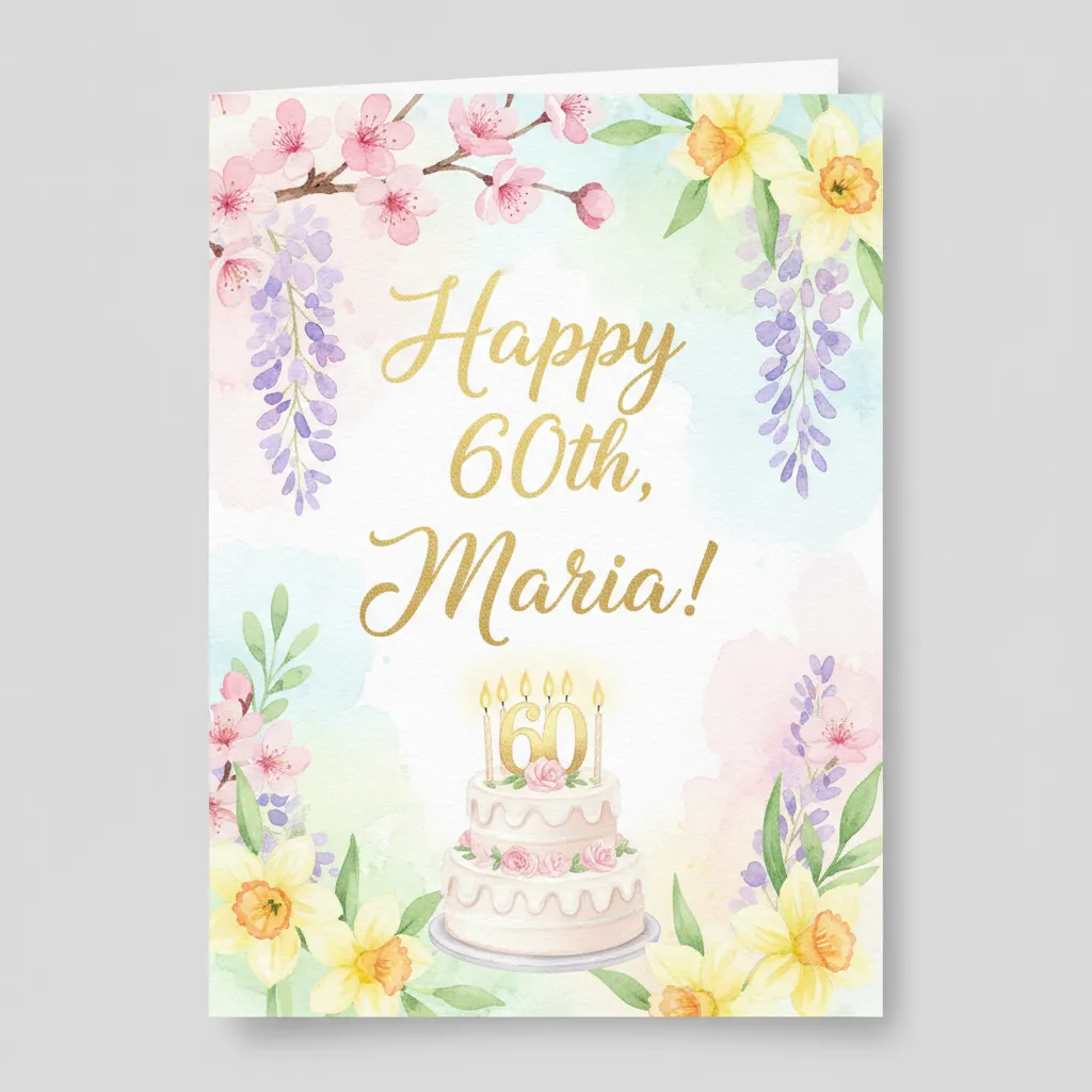 A card with a name on it, made with Nano Banana
