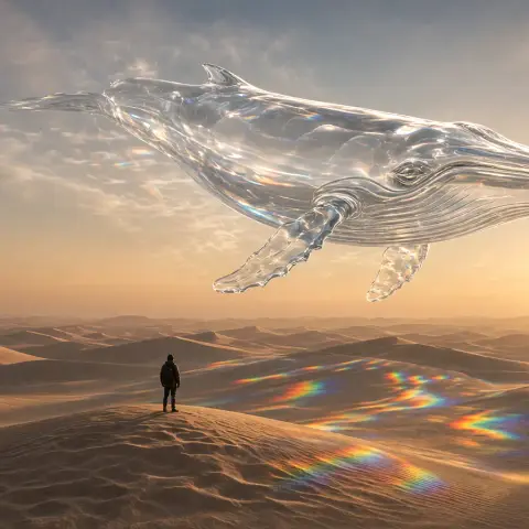 A scene from a dream, made with Grok Imagine Image 2.0