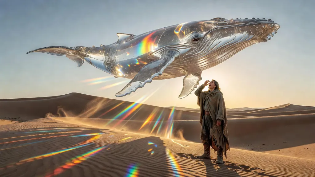 A scene from a dream, made with Grok Imagine Image